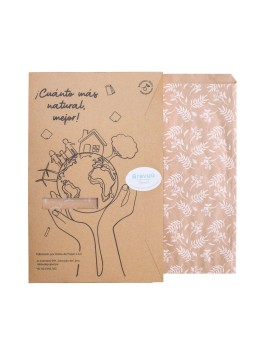 PACK BOLSAS FLAT KRAFT 90gr #24 IMP. FLORAL BRAVUU/CN 23.5x37/1.5 PACK BOLSAS FLAT KRAFT 90gr #24 IMP. FLORAL BRAVUU/CN 23.5x37/1.5